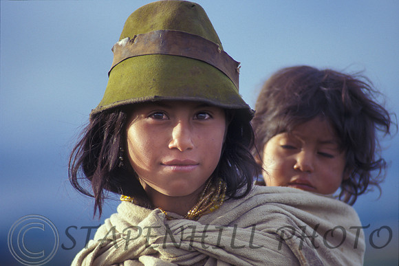 Chimbo Girl Quichuan, from the Chiborazo Highlands of Ecuador