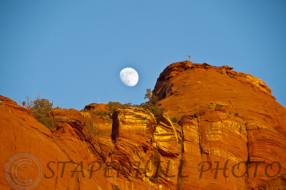 Setting Moon Sedona, AZ